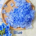 Royal blue artificial rose petals for romantic wedding and party decoration - Pre-separated Blue