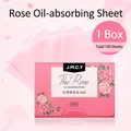 Salviette assorbenti viso profumate alla rosa in confezione rosa set da 100 pezzi - Profumo di Rosa