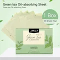 Fogli di carta assorbente per il viso al tè verde in confezione da 100 fogli portatili - Profumo di Tè Verde