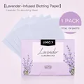 Lavender fragrance oil absorbing facial tissues in a purple portable 100-sheet box - Lavender Scent
