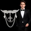 Silver Full Diamond Wing Cross