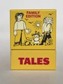Jeu de cartes Tales Family Edition avec boîtes jaunes et texte rouge illustré - Édition Famille