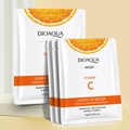 Vitamin C brightening facial mask sheet by BIOAQUA for deep hydration and skin glow - Vitamin C Mask