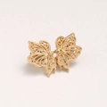Adjustable golden butterfly waist buckle with hollow alloy filigree pattern - Gold Hollow Butterfly