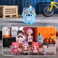Street style blind box figure set with 6 regular and 1 hidden character models - -182 Girl Group Singing Box 6 / Random One