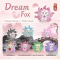 Set of 7 colorful Nine-Tailed Fox art toy figurines in regular and hidden editions - 0302 Dream Fox Box 6 / Full Box Set