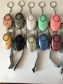 Set of 10 colorful personal security alarms with keychains and nylon wrist straps - 10 Colors Set
