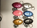 Personal security alarm set in six metallic colors with keychain and lanyard straps - 6-Color Combo Set