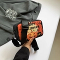 Zwarte Halloween crossbody tas met pompoenprint en verstelbare schouderriem - Pompoen Zwarte Katstijl (Stijl 5)