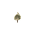 Dije de abanico de esmalte verde con marco de aleación de oro para hacer joyería DIY - Estilo Abanico Redondo Pequeño Verde (cz018123)