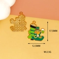 Colgante esmaltado de bota de duende de San Patricio con trébol para joyas de bricolaje - 5 Bota de Leprechaun
