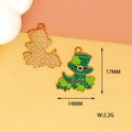 Colgante trébol esmaltado verde con sombrero y bota para creación joyas St. Patrick DIY - 6 Bota Sombrero Trébol