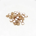 Small white oil-dripped heart alloy pendants for DIY jewelry making and accessories - White Heart