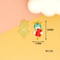 Detail of Chinese Zodiac Dragon enamel charm with 30mm height and 1.5g weight info - Good Fortune Dragon Baby