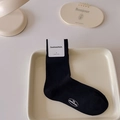 Calze nere Suxinaimin in cotone pettinato dallo stile giapponese minimalista - Taglia unica / Nero