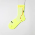 Calze da ciclismo giallo neon con dettagli mesh arancioni e logo OCR sulla punta - Taglia unica / Verde Fluorescente