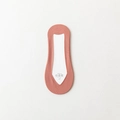 Socquettes invisibles rouge rouille sans couture avec bords francs confortables - Taille unique / Soie de Glace Rose Rouge