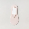 Pale pink ice silk no-show socks with non-slip silicone and seamless thin design - Pink
