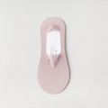 Calcetines invisibles de seda de hielo rosa para mujer con silicona antideslizante - Púrpura