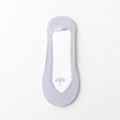 Calcetines invisibles de seda de hielo para mujer gris púrpura claro con borde de corte sin costuras - Talla única / Gris