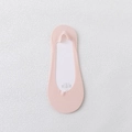 Calcetines invisibles rosa de seda de hielo con silicona antideslizante y textura - Talla única / Rosa