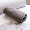 Medias de terciopelo transparente en color gris topo con acabado mate y gran elasticidad - Talla única / Gris