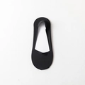 Calcetines invisibles negros para mujer de seda de hielo con silicona antideslizante - Talla única / Negro