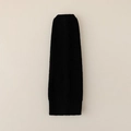 Schwarze gestrickte Beinstulpen für Damen im modischen japanischen Academy-Stil - Einheitsgröße / Schwarz