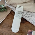 Creamy white crew socks with floral bow and lettuce edge hem in retro Korean style - One Size / Floral Cuff