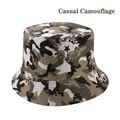 Classic camouflage fisherman hat with five-pointed star print in olive and khaki canvas - 58cm One Size / Casual Camouflage