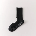 Calze da yoga balletto nere con taglio sul tallone e silicone antiscivolo per pilates - Taglia unica / Nero