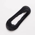 Calcetines invisibles de encaje negro con silicona antideslizante para tacones - Talla única / Negro