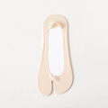Calcetines invisibles beige ultrafinos de punta abierta con silicona antideslizante - Talla única / Color Piel