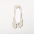 Beige, ultradünne Zehensocken für Damen, unsichtbar mit rutschfestem Silikon an der Ferse - Einheitsgröße / Grün