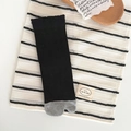 Calcetines Tabi para mujer con punta dividida en punto de algodón negro y gris - Talla única / Negro