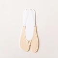 Calcetines invisibles de punta abierta beige para mujer con tira en el talón - Talla única / Color Piel