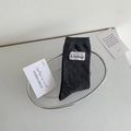 Dark grey cotton socks with red polka dots and logo patch, mid-calf trendy leg warmers - One Size / Dark Gray