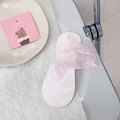 Atmungsaktive hellrosa Spitzensocken mit Blumenstickerei und gewelltem Spitzenrand - Einheitsgröße / Rosa