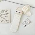 Cream white lace mesh socks with delicate white pearls for a sweet ballet style look - One Size / White