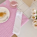 Chaussettes mi-mollet Lolita blanches avec grands nœuds en satin et velours doux - Taille unique / Blanc