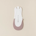 Altrosa halbe unsichtbare Socken auf Fußform für High Heels Schuhe - Einheitsgröße / Lila