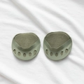 Cuscinetti per l'avampiede a cinque dita in silicone verde per tacchi alti - Taglia unica / Verde