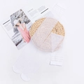 Calze bianche sopra il ginocchio con tre strisce e trama velata traspirante - Taglia Unica Donna 34-39 / Bianco