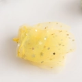 Calze in rete gialla con stelle e lune dorate in stile giapponese dolce e alla moda - Taglia unica / Giallo