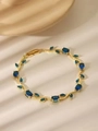 Blue Zircon Gold