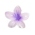 Elegant purple gradient plumeria hair claw clip made of high-quality acrylic resin - 4cm Bauhinia Flower Purple