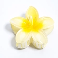 Frangipani flower hair claw clip in gradient yellow acrylic finish for women - 7. Bauhinia Flowers Gradually Turn Yellow