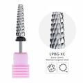 Extra coarse tungsten steel nail drill bit for professional gel removal with pink base - Professional Nail Drill Bit (HK-78)