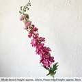 Artificial rose-purple delphinium branch 105cm tall for wedding venue flower arrangement - Magenta Delphinium No.4