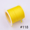 1,0 mm felgeel polyester gewaxt koord spoel #118 voor doe-het-zelf sieraden en weven - 1.0mm / 118# 10m